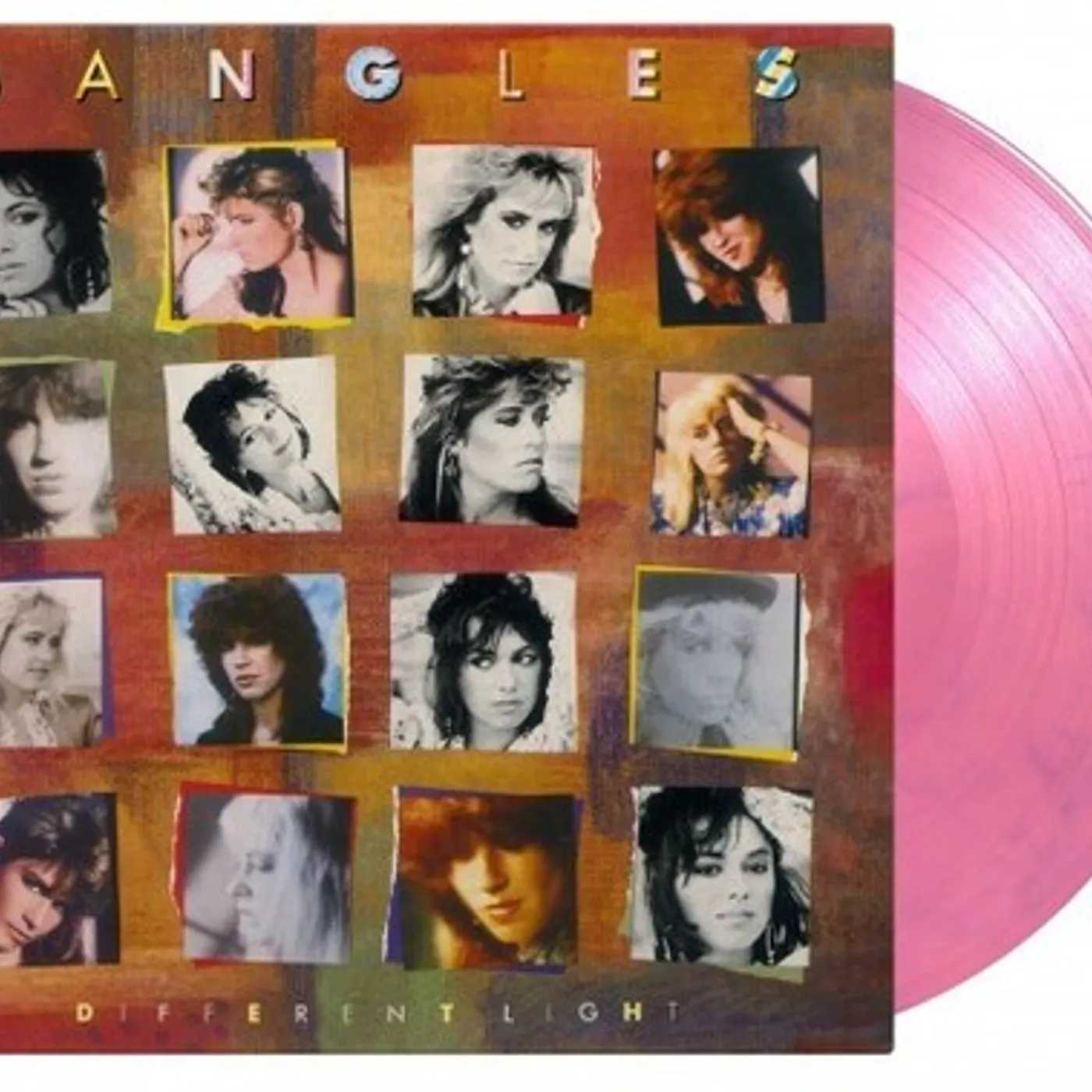 The Bangles Different Light (Pink & Purple Marble) Vinyl Record