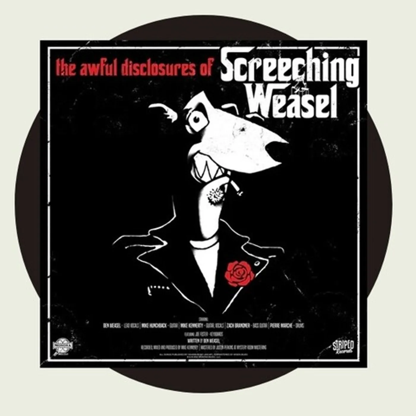 AWFUL DISCLOSURES OF SCREECHING WEASEL Vinyl Record