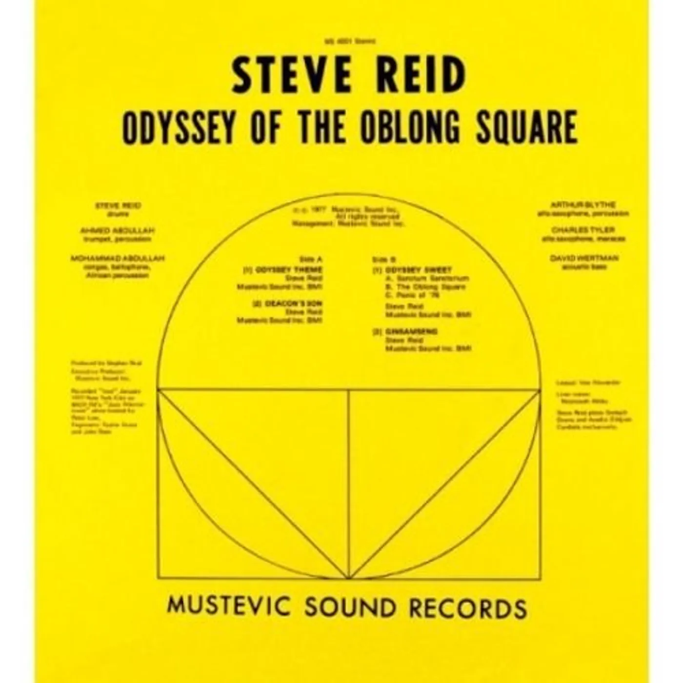 Steve Reid Odyssey Of The Oblong Square vinyl record