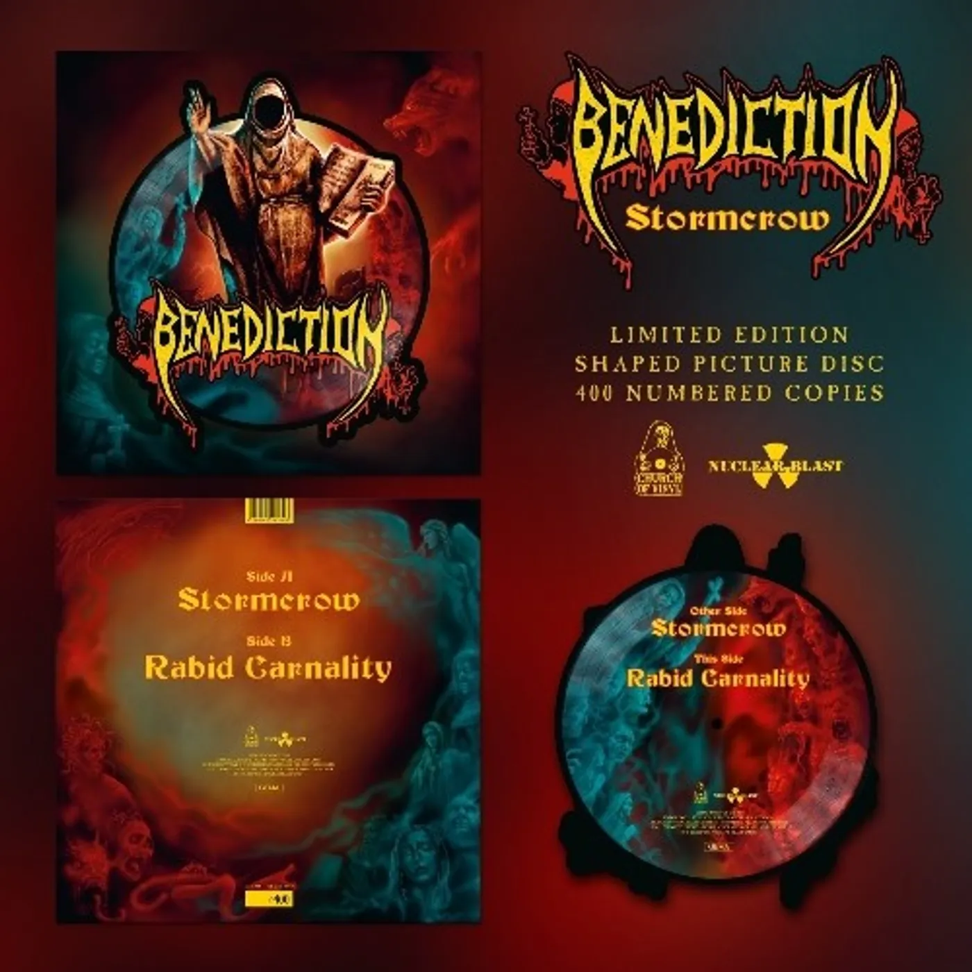 Benediction Stormcrow Vinyl 12" Picture Disc