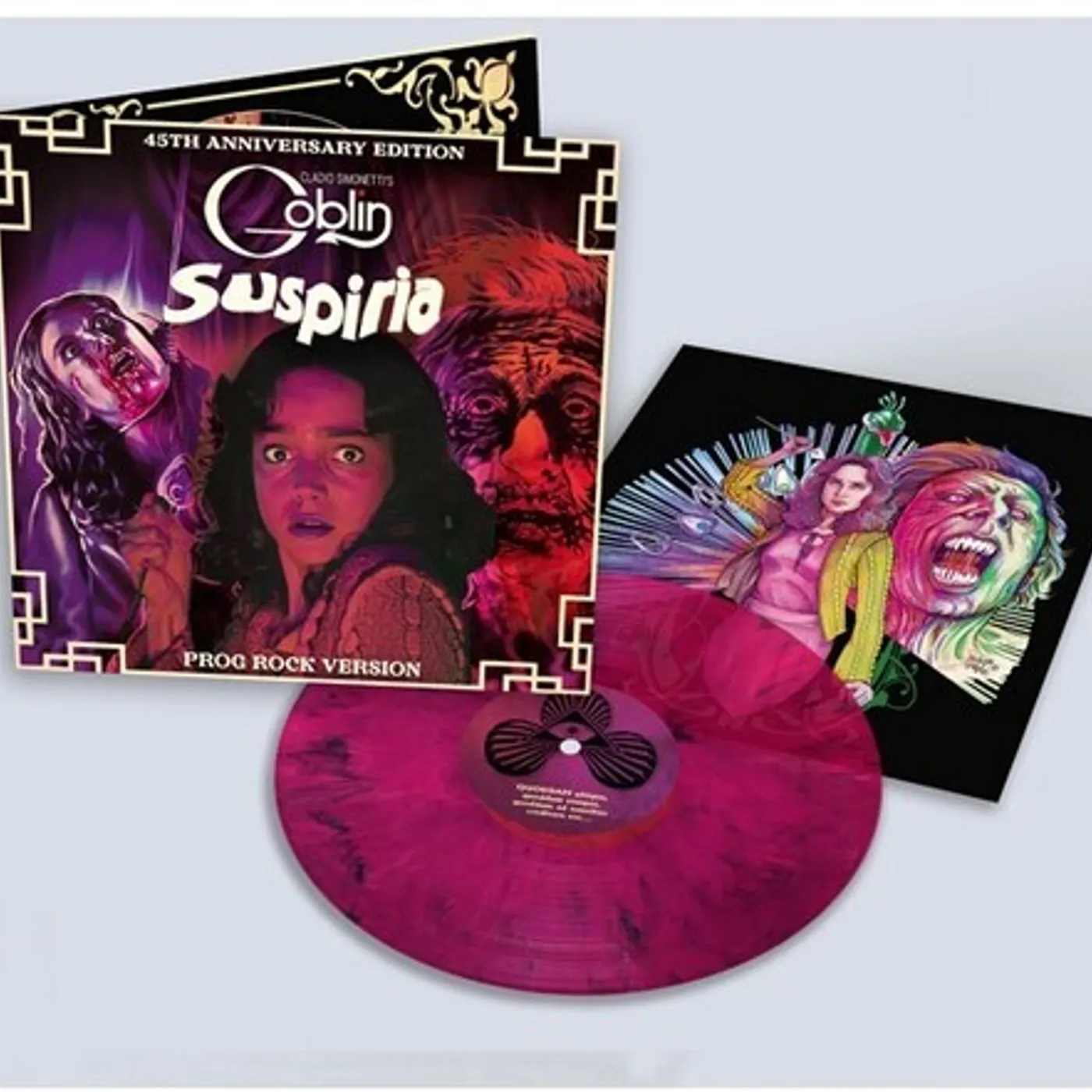 Claudio Simonetti / Goblin Suspiria: 45th Anniversary / Original Soundtrack (Limited Magenta Marble) Vinyl Record