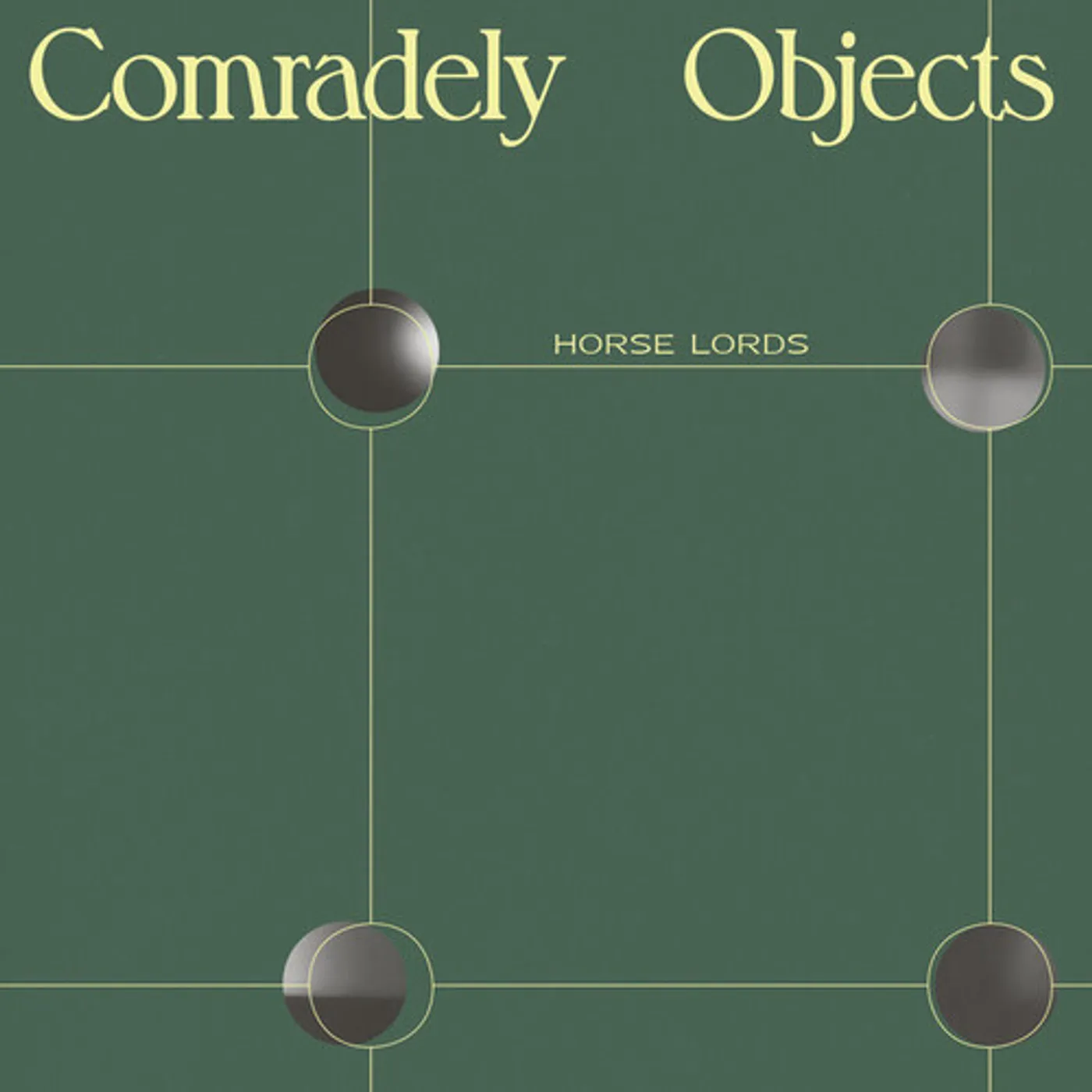 Horse Lords Comradely Objects Vinyl Record
