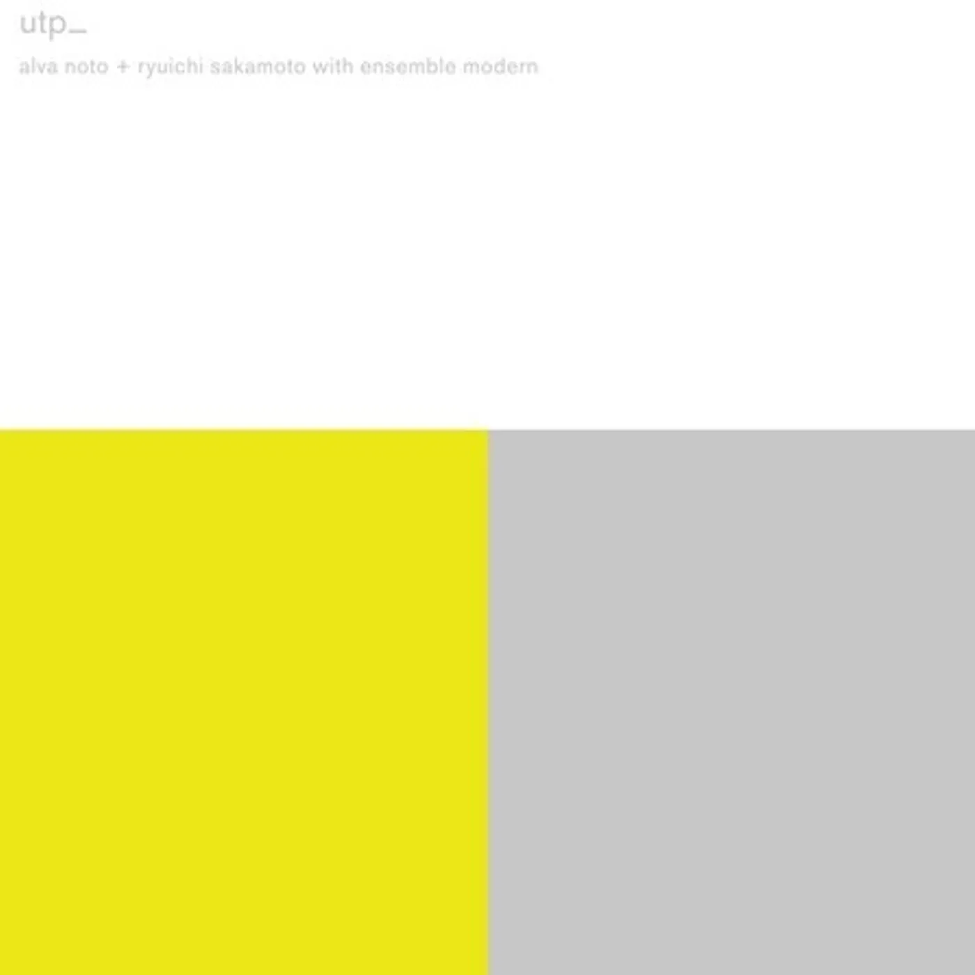 Ryuichi Sakamoto UTP Vinyl Record