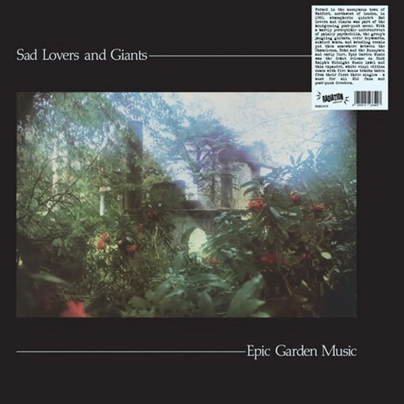 Sad Lovers & Giants Epic Garden Music Vinyl Record