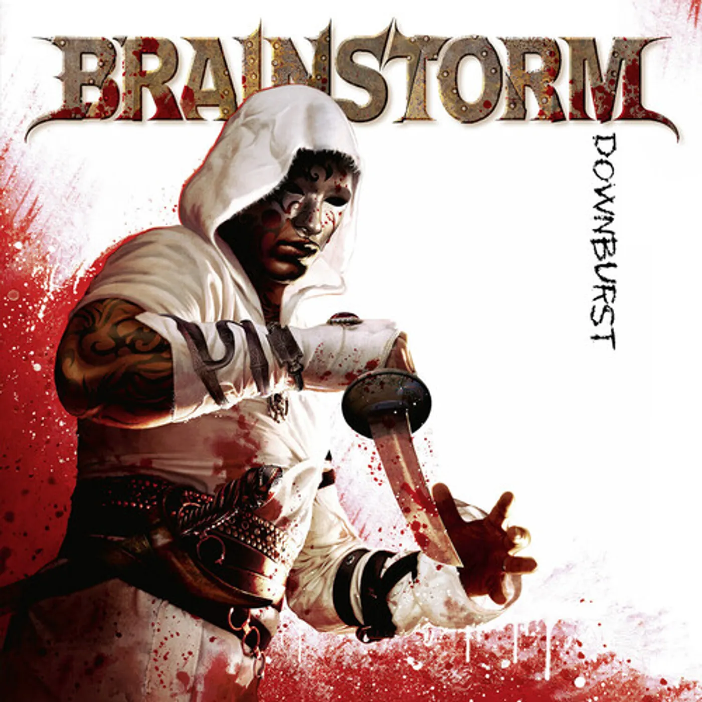 Brainstorm Downburst - Clear Red Vinyl Vinyl Record