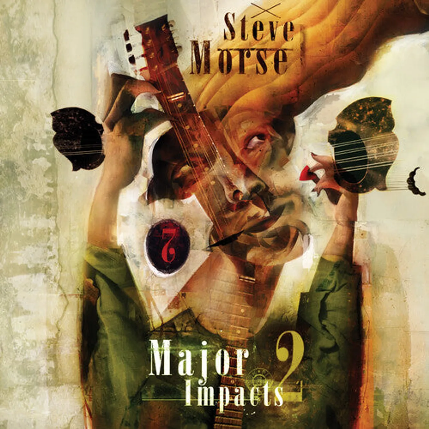 Steve Morse Major Impacts - red vinyl record