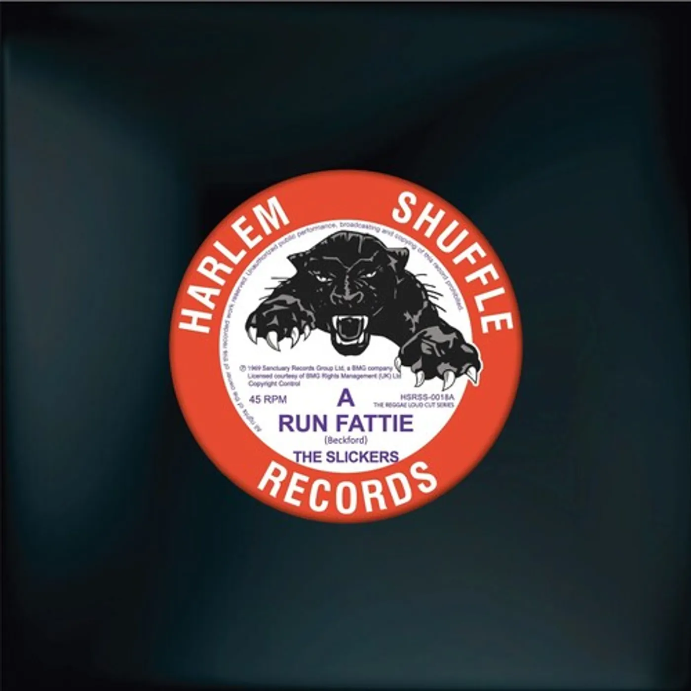 The Slickers RUN FATTIE / HOOLA BULLA Vinyl Record
