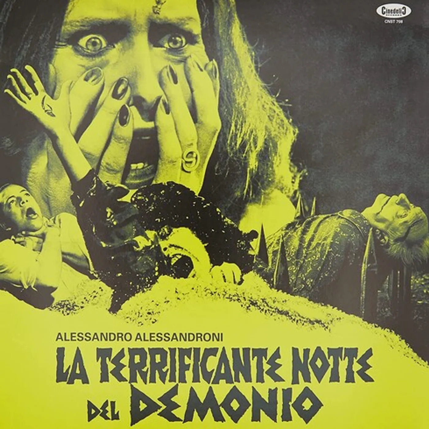 Alessandro Alessandroni LA TERRIFICANTE NOTTE DEL DEMONIO Vinyl Record