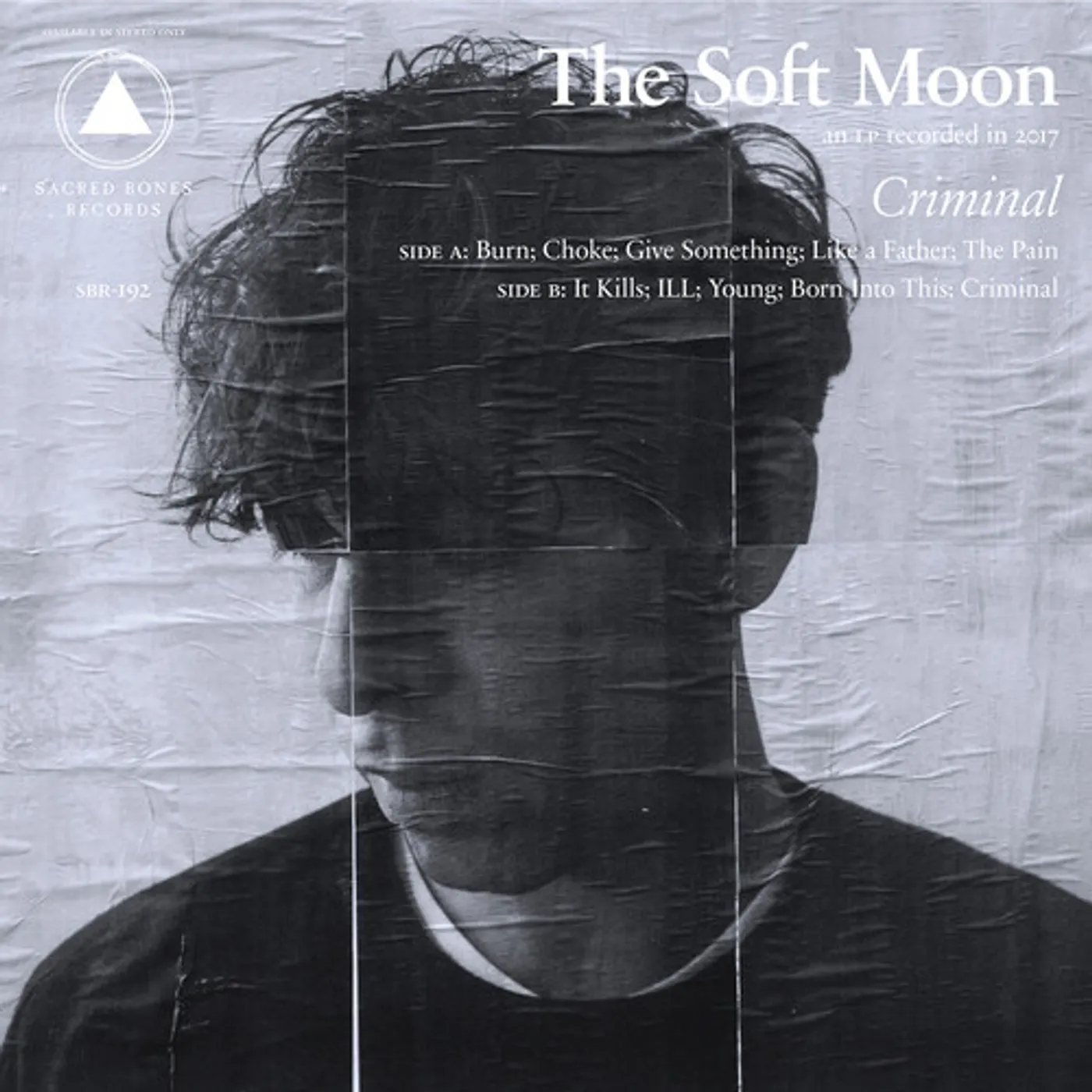 The Soft Moon CRIMINAL - YELLOW & BLACK SWIRL Vinyl Record