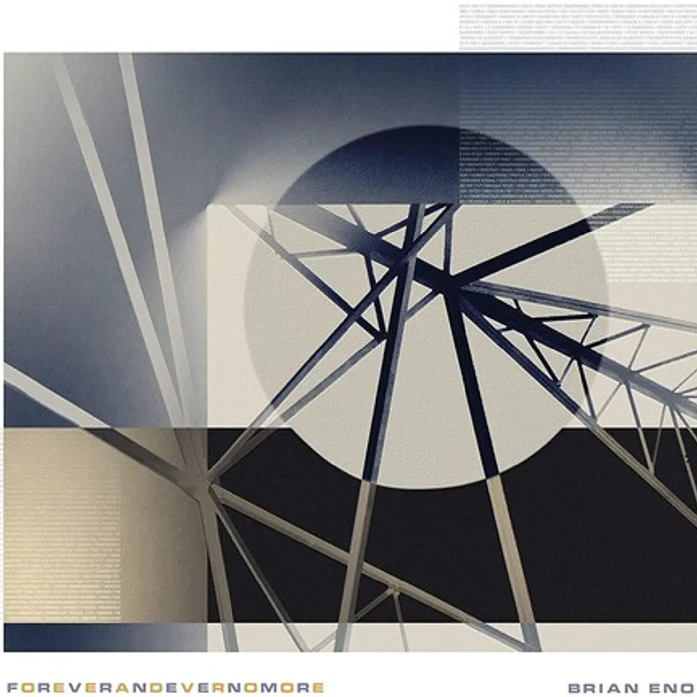 Brian Eno FOREVERANDEVERNOMORE vinyl record