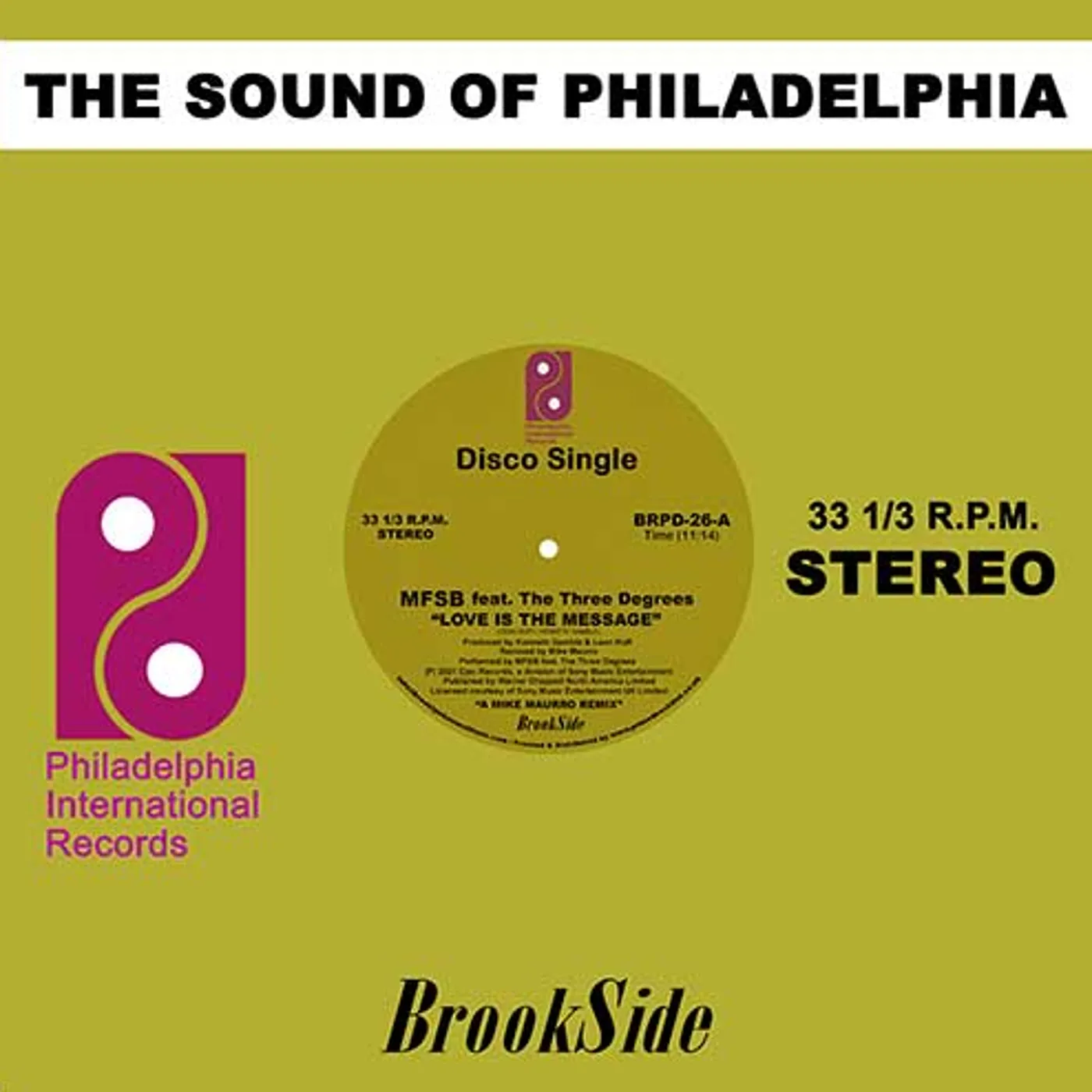 The O'Jays I LOVE MUSIC MIKE MAURRO REMIX Vinyl Record