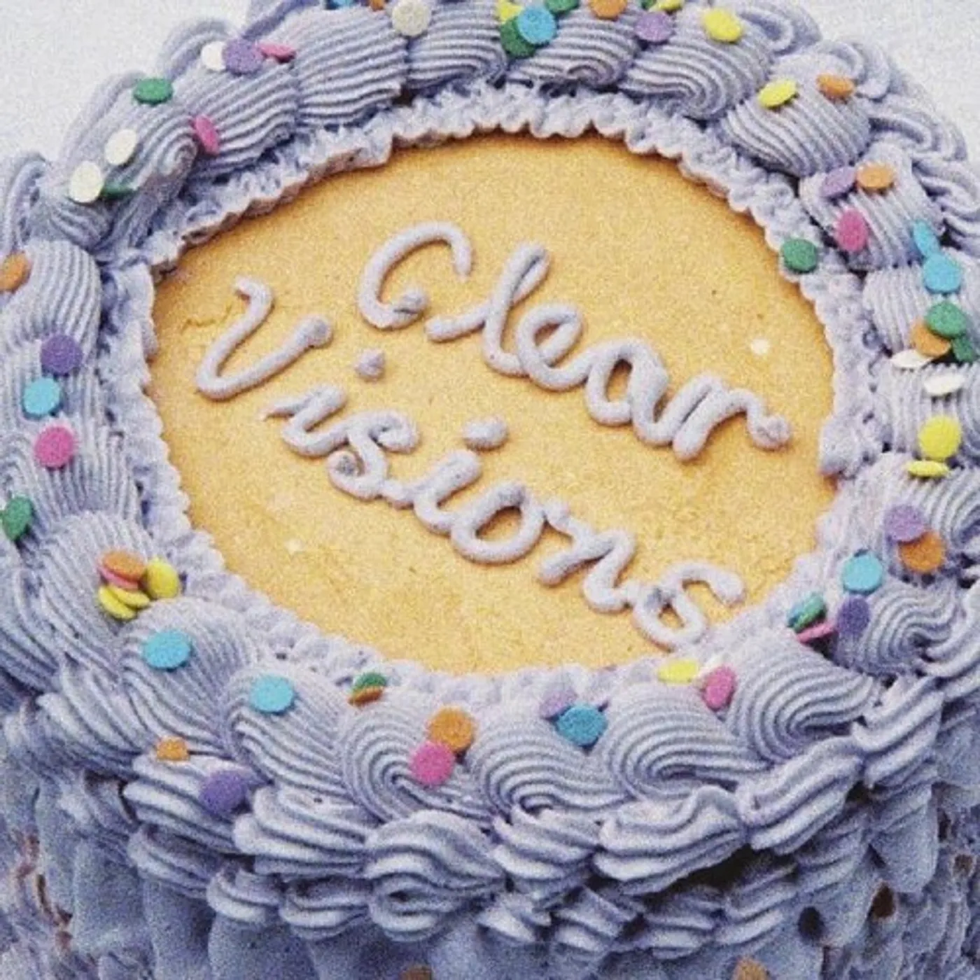 100% CLEAR VISIONS (TRANSPARENT TEAL VINYL) Vinyl Record