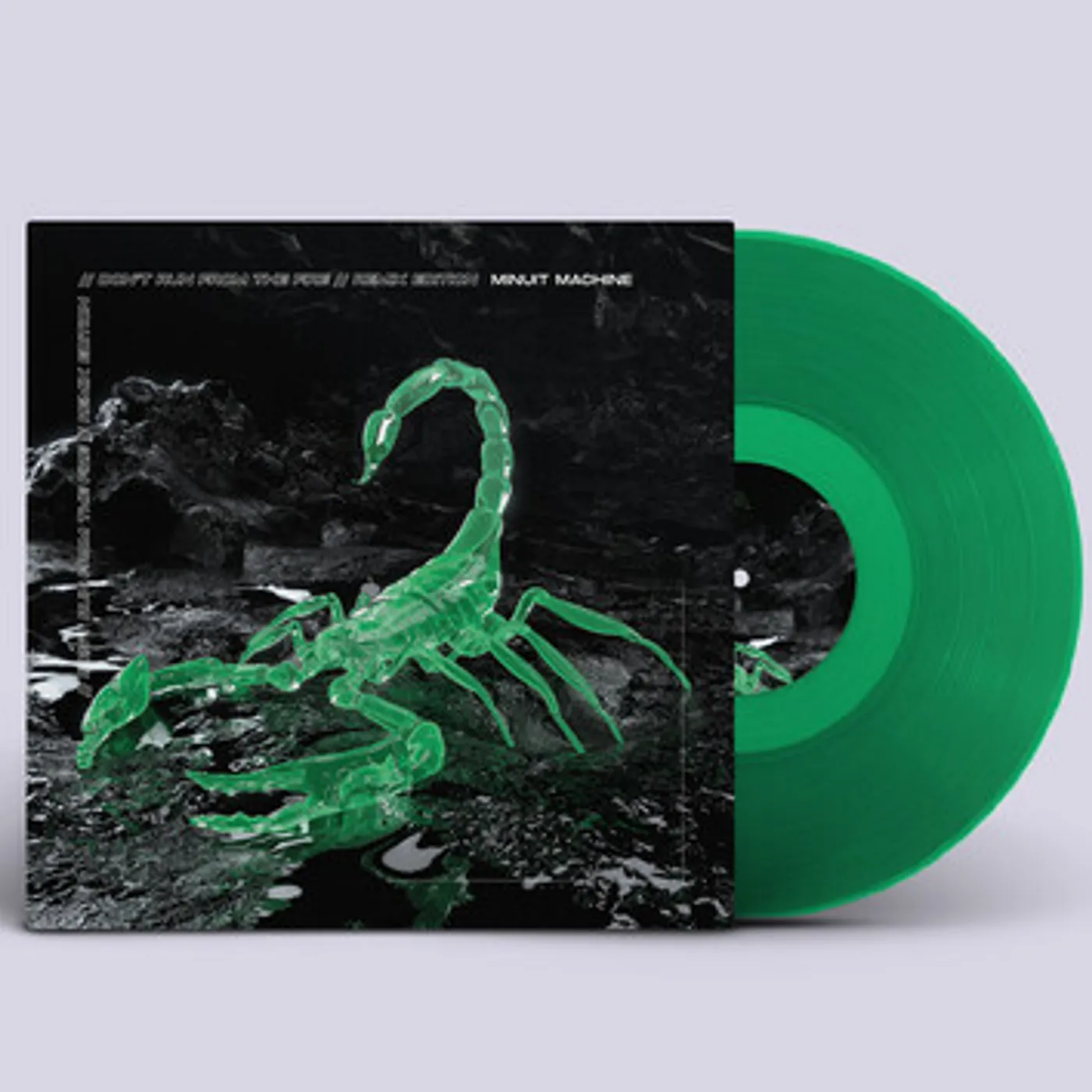 Minuit Machine DON'T RUN FROM THE FIRE - REMIX EDITION - GREEN Vinyl Record