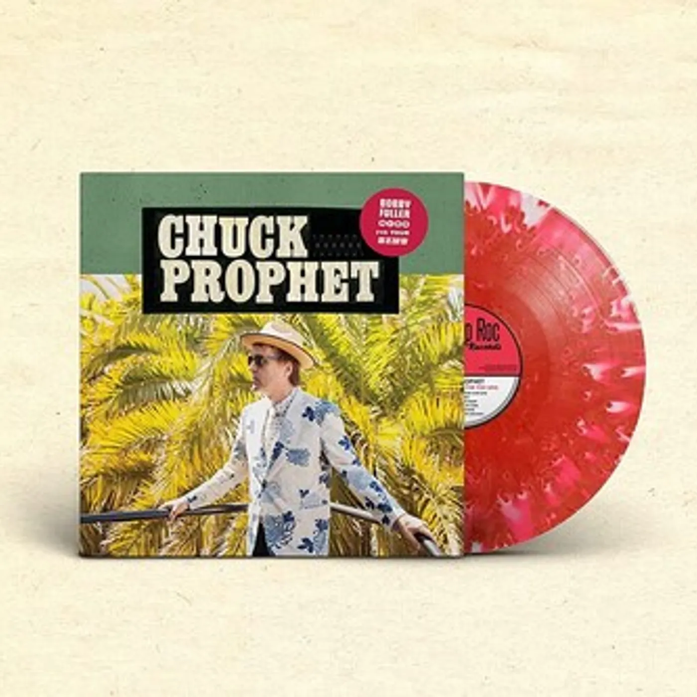Chuck Prophet BOBBY FULLER DIED FOR YOUR SINS (5TH ANNIVERSARY EDITION) (RED CLOUDY VINYL) Vinyl Record