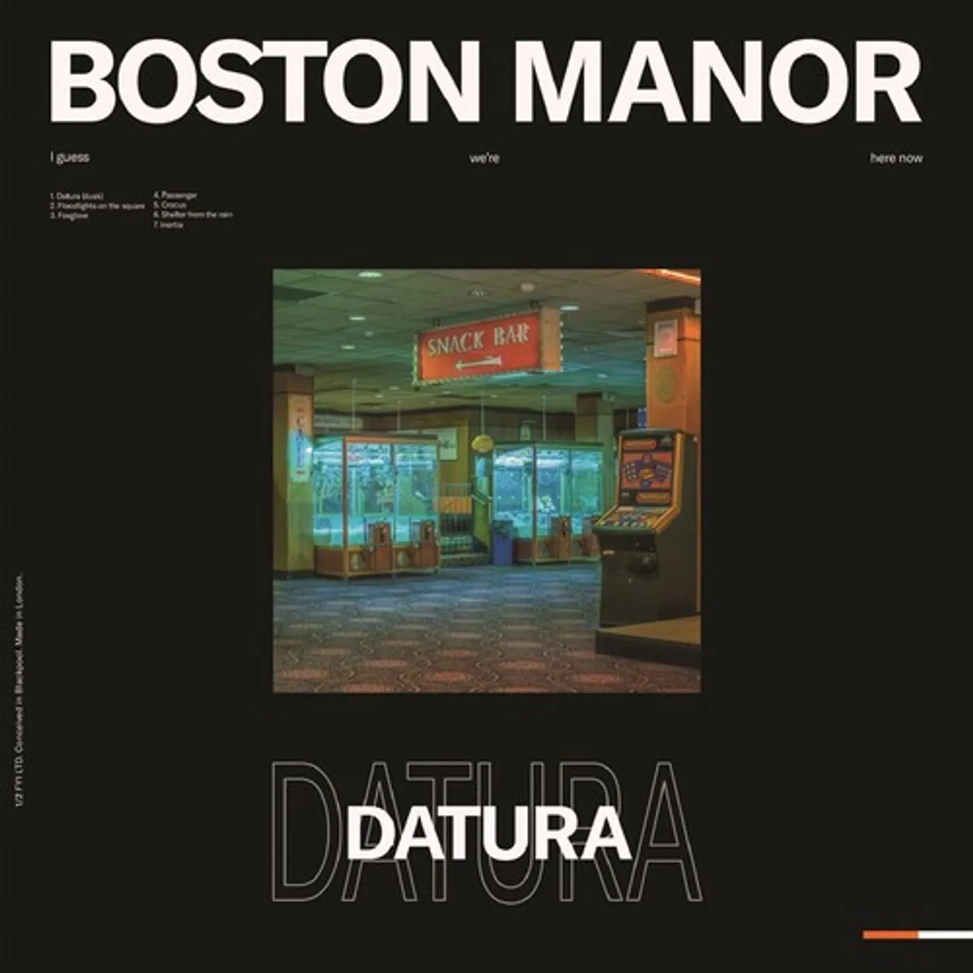 Boston Manor DATURA CD