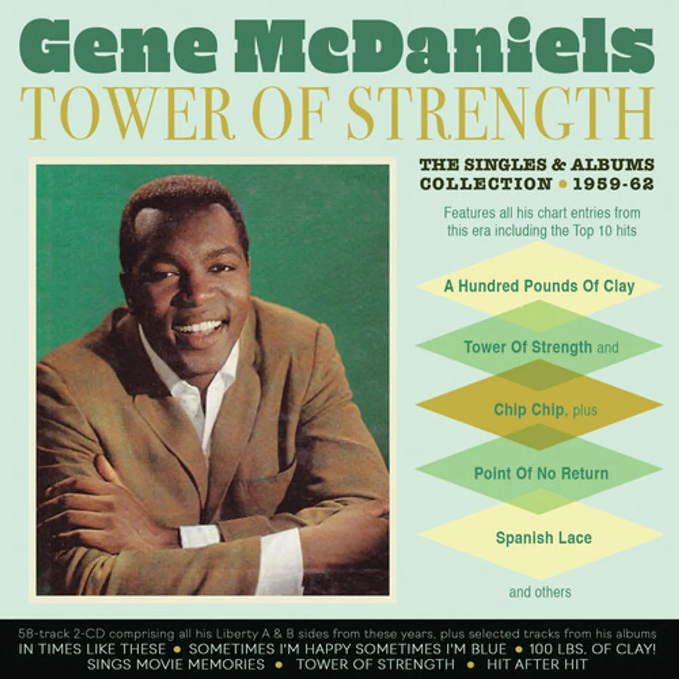 Gene McDaniels SINGLES & ALBUMS COLLECTION 1959-62 CD