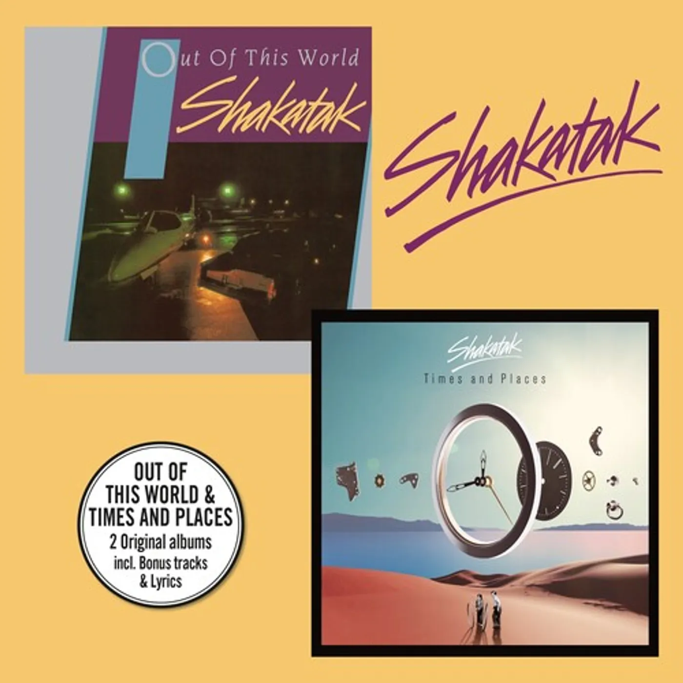 Shakatak OUT OF THIS WORLD + TIMES AND PLACES CD