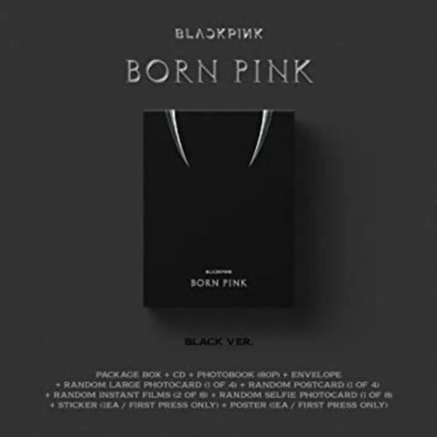 BLACKPINK BORN PINK (STANDARD CD BOXSET - VERSION B / BLACK) CD