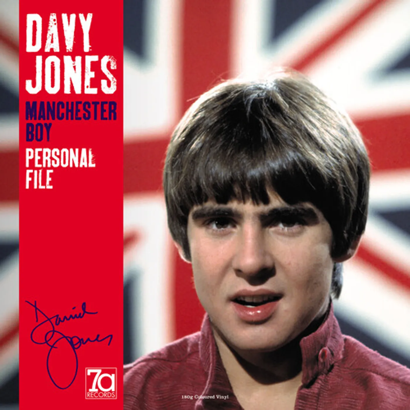 Davy Jones MANCHESTER BOY: PERSONAL FILE Vinyl Record