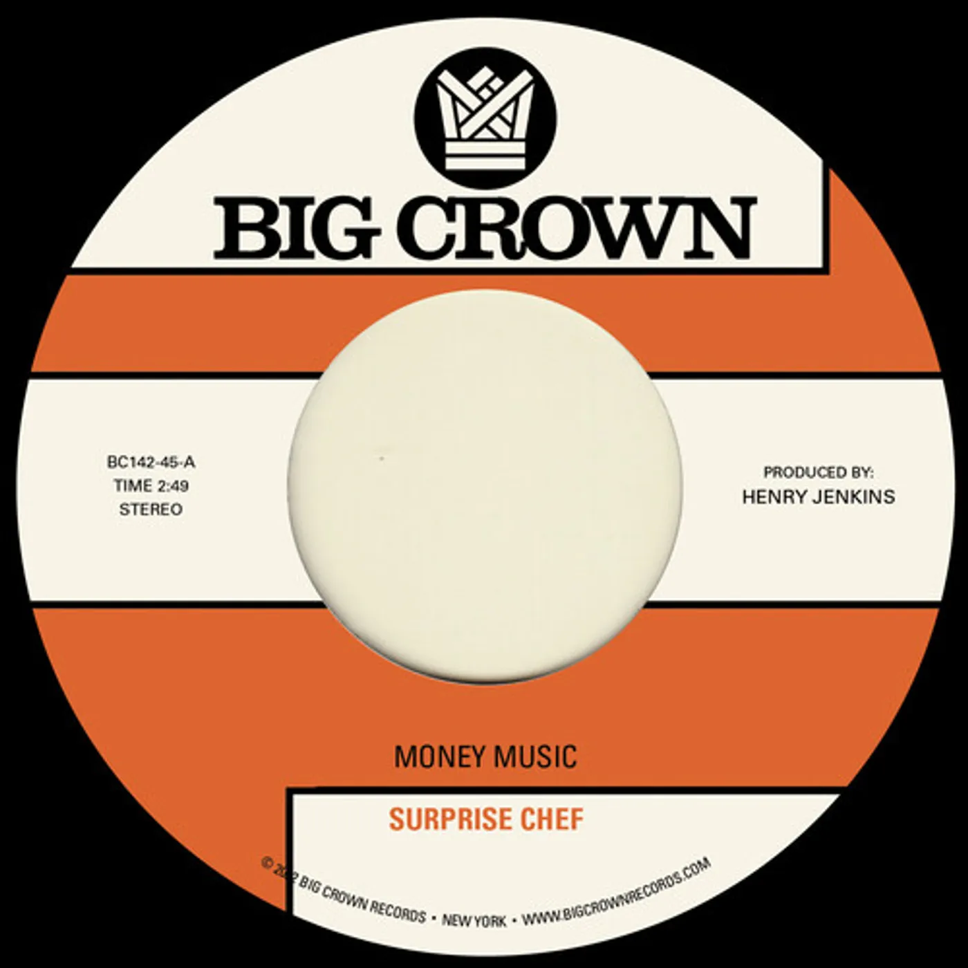 Surprise Chef MONEY MUSIC B/W SUBURBAN BREEZE Vinyl Record