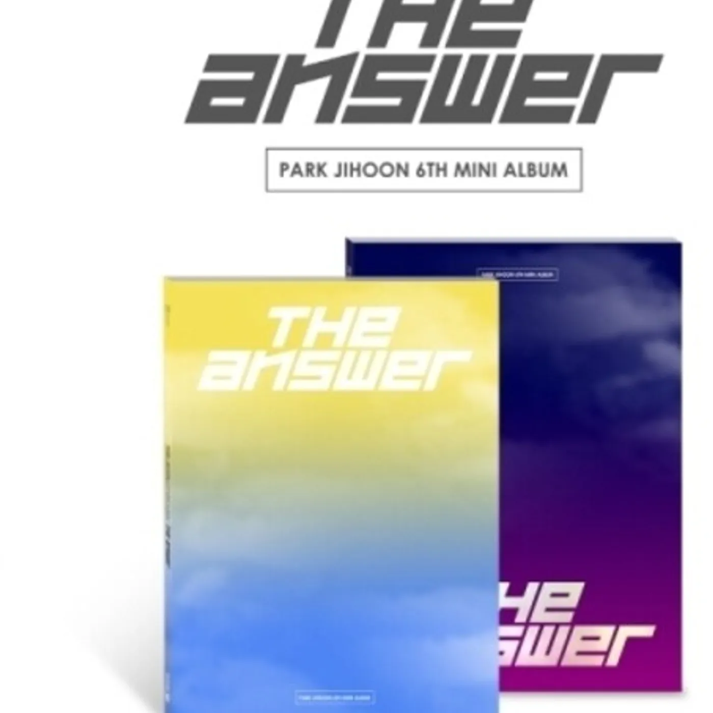 PARK JI HOON ANSWER (RANDOM COVER) CD