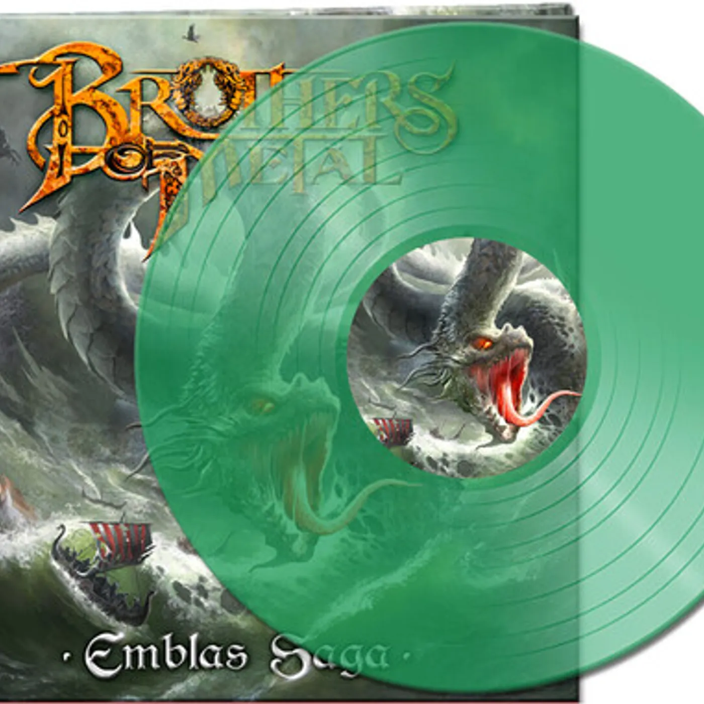 Brothers of Metal Emblas Saga - Green Vinyl Record