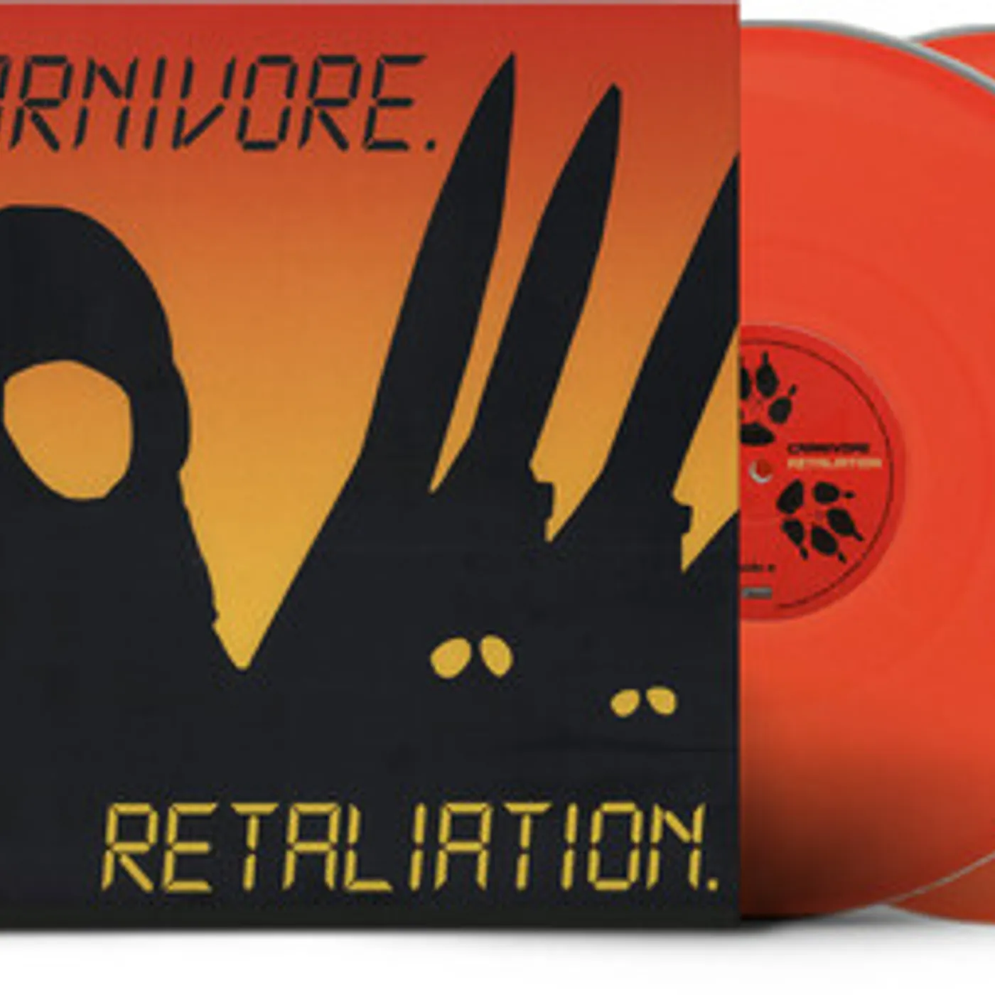 Carnivore RETALIATION - NEON ORANGE Vinyl Record