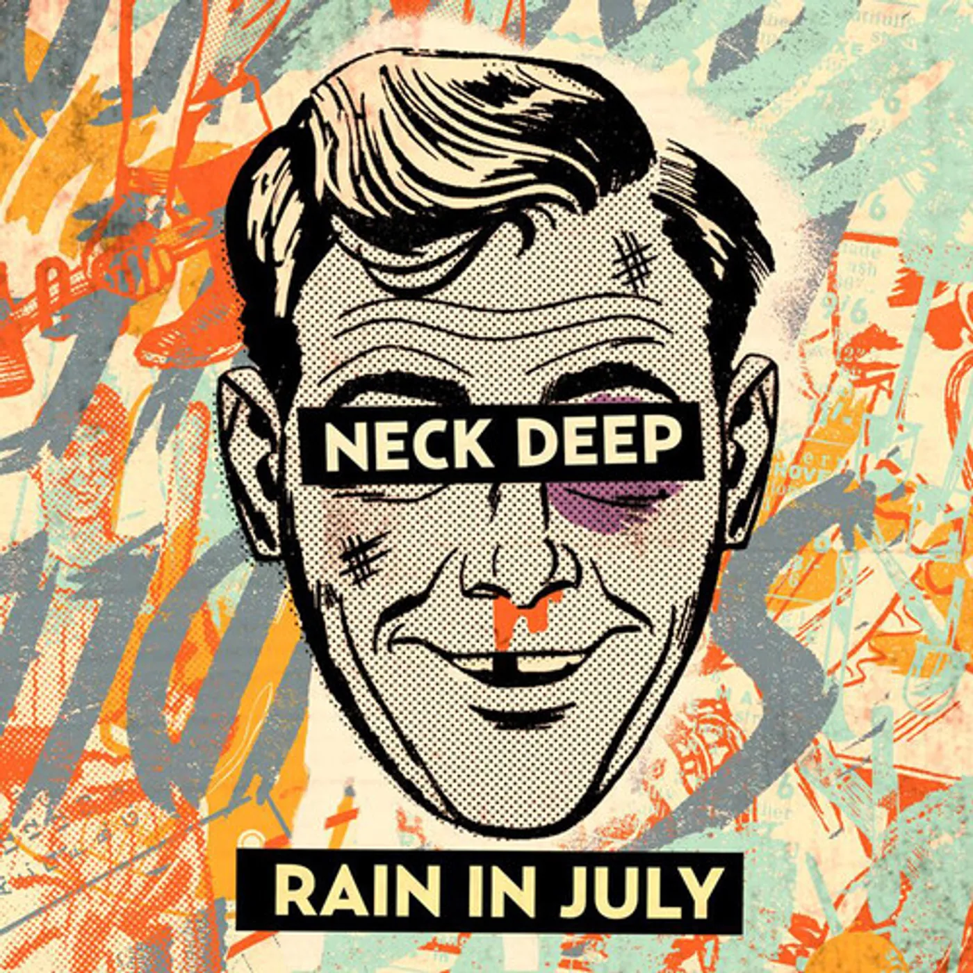 Neck Deep Rain In July: 10th Anniversary - Orange Vinyl Record