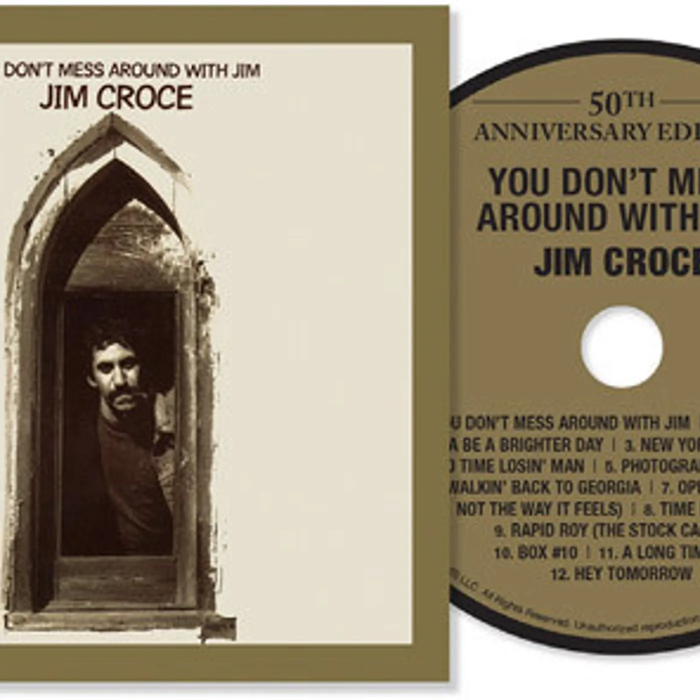 Jim Croce YOU DON'T MESS AROUND WITH JIM (50TH ANNIVERSARY) CD