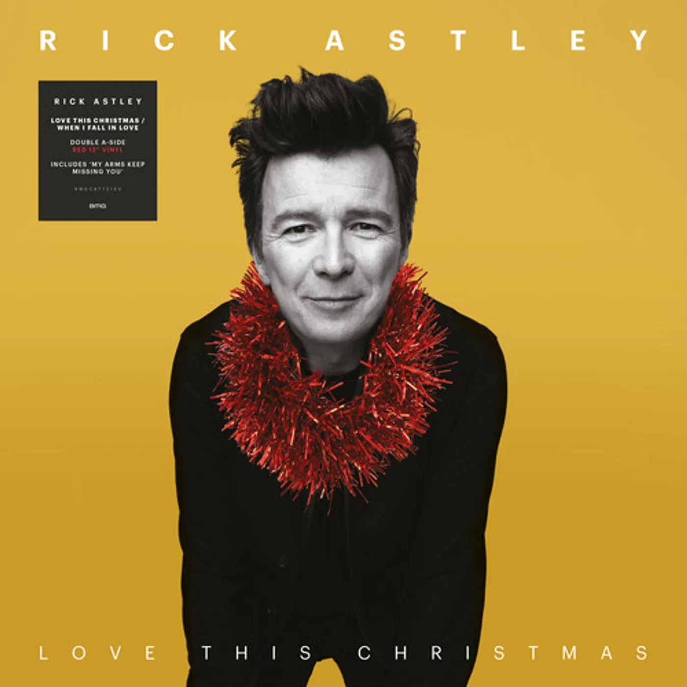 Rick Astley Love This Christmas / When I Fall In Love Vinyl Record