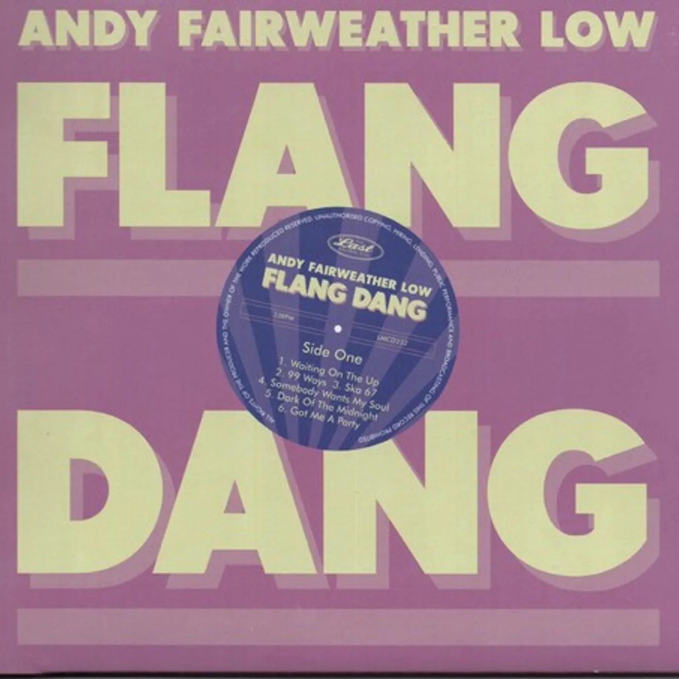 Andy Fairweather Low FLANG DANG CD