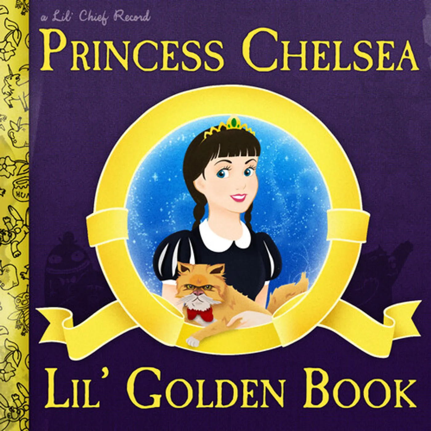 Princess Chelsea LIL' GOLDEN BOOK 10TH ANNIVERSARY EDITION - GOLD Vinyl Record