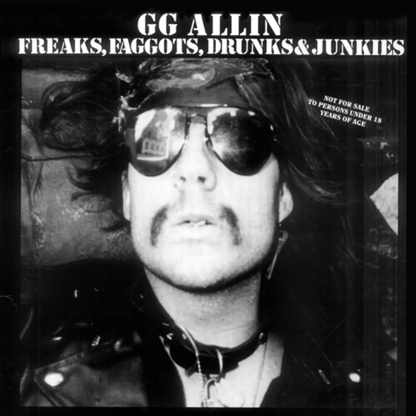 GG Allin FREAKS, FAGGOTS, DRUNKS & JUNKIES (SHIT VINYL) Vinyl Record