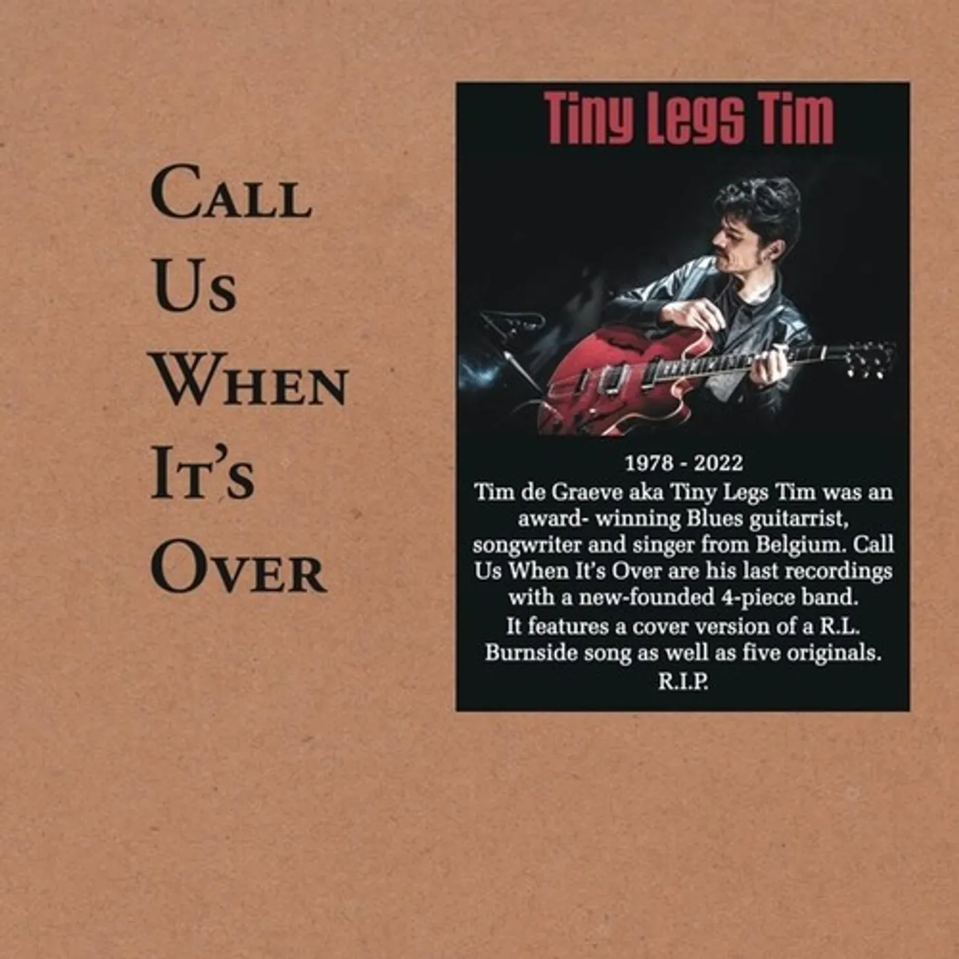 Tiny Legs Tim CALL US WHEN IT'S OVER CD