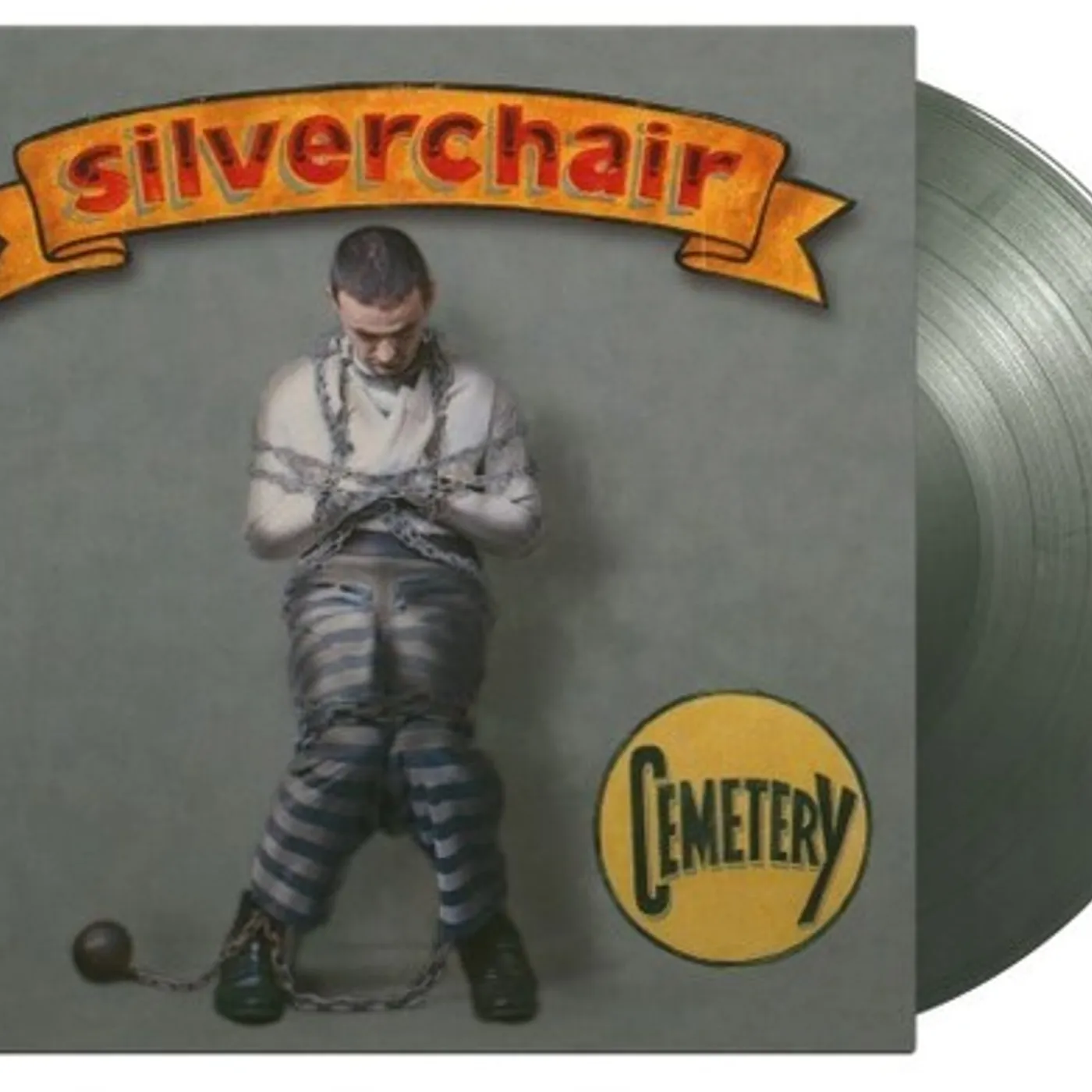 Silverchair Cemetery (Silver & Green Marbled Colored) Vinyl Record