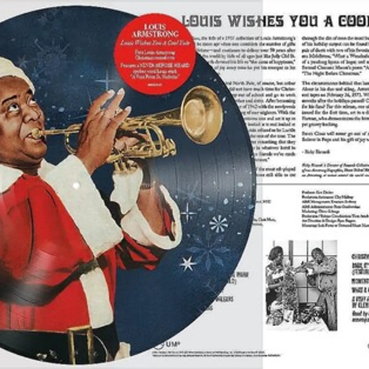 Louis Armstrong Louis Wishes You a Cool Yule Vinyl Record