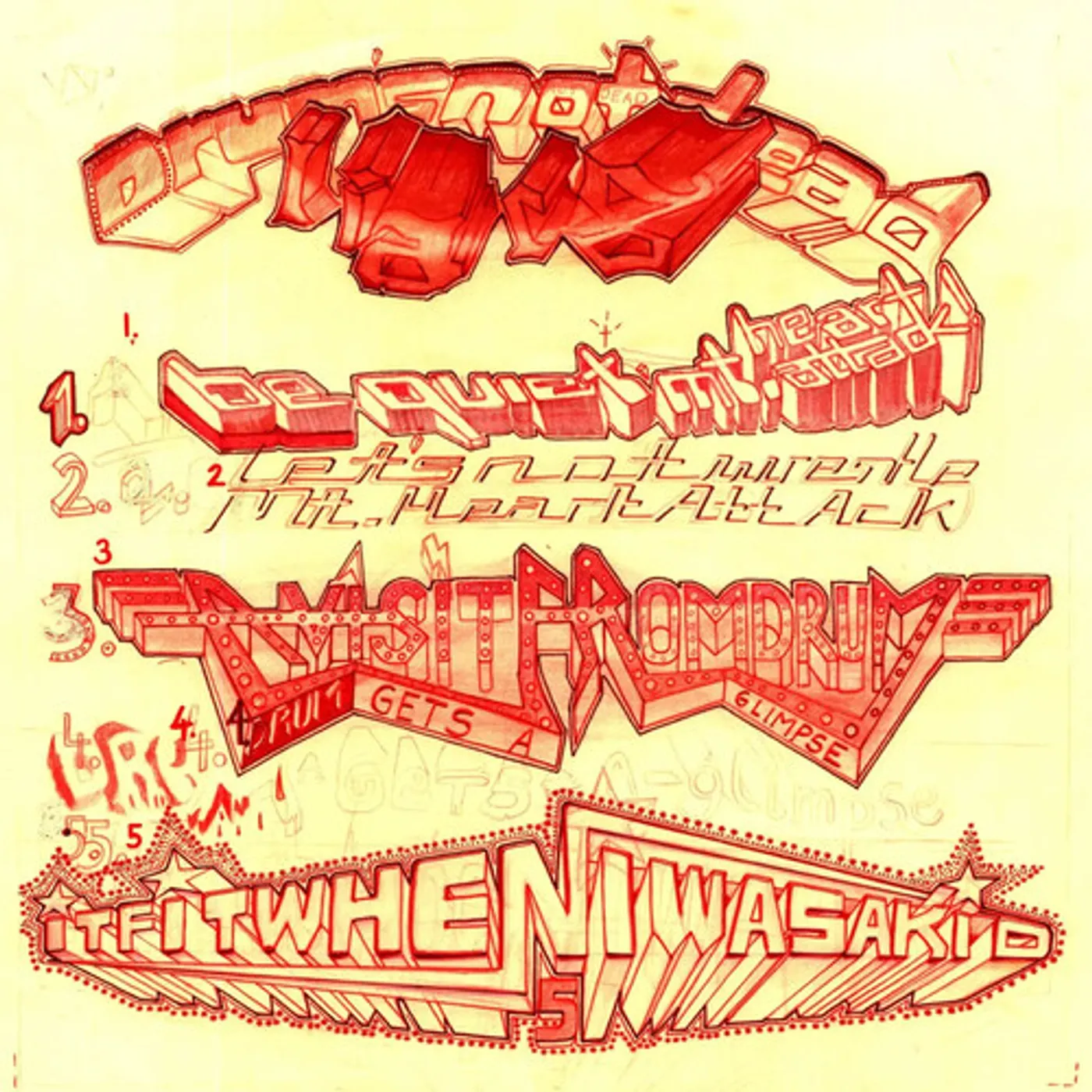 Liars Drums Not Dead vinyl record