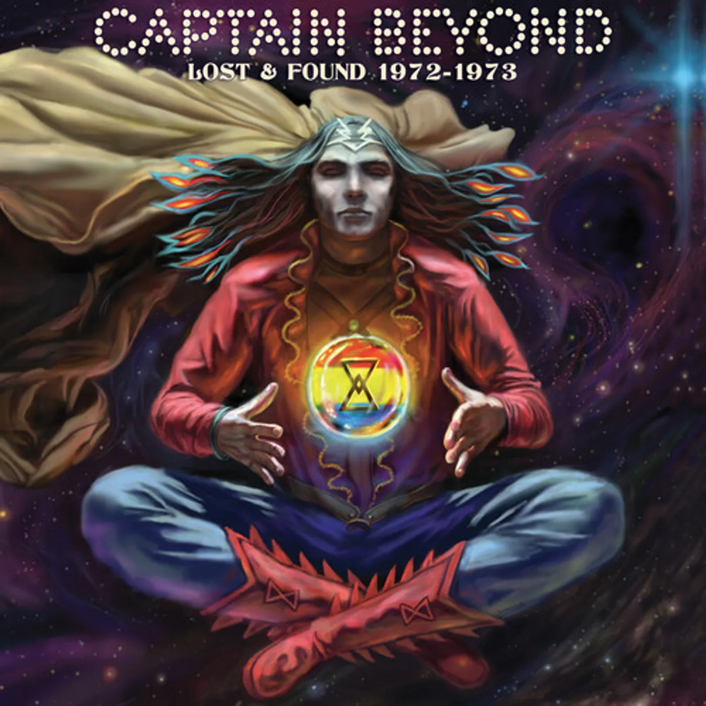 Captain Beyond LOST & FOUND 1972-1973 - GOLD/PURPLE SPLATTER Vinyl Record