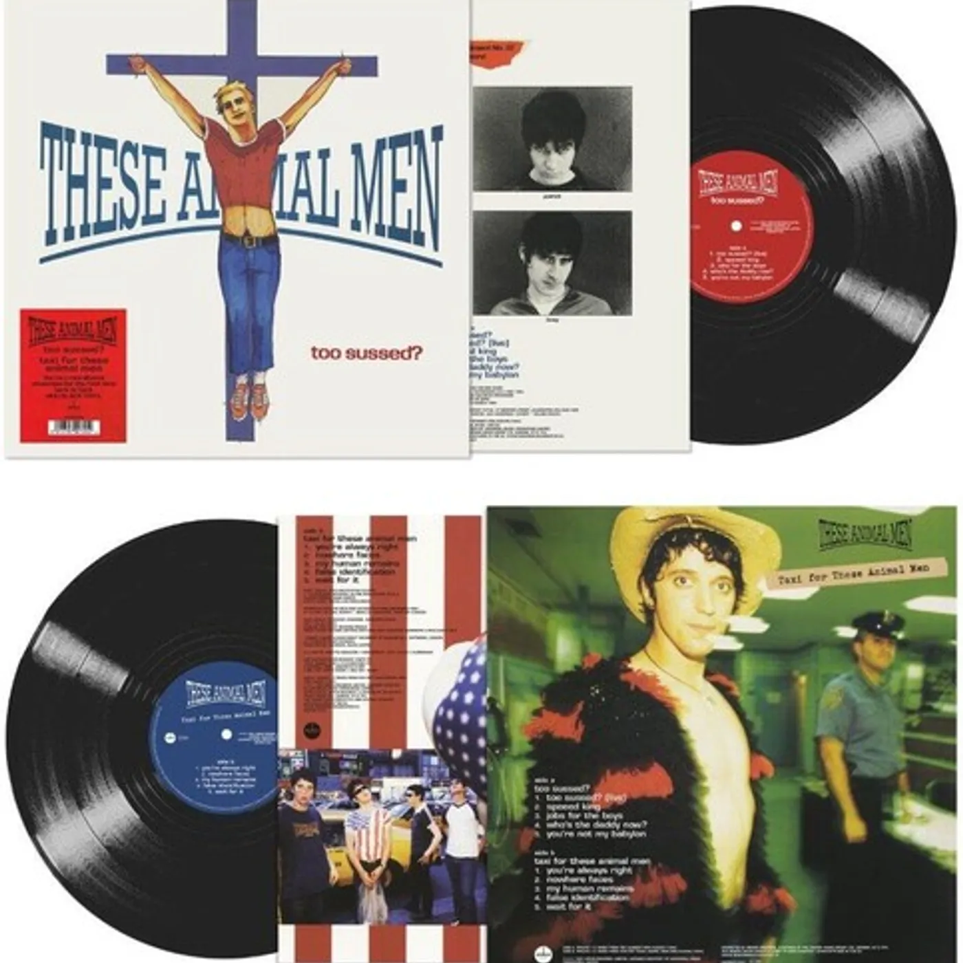 TOO SUSSED / TAXI FOR THESE ANIMAL MEN Vinyl Record