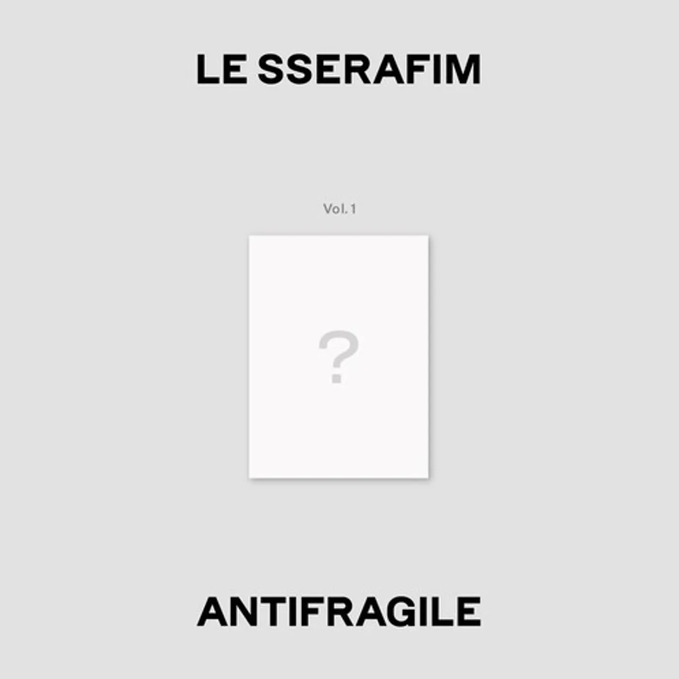 LE SSERAFIM ANTIFRAGILE MIDNIGHT ONYX CD