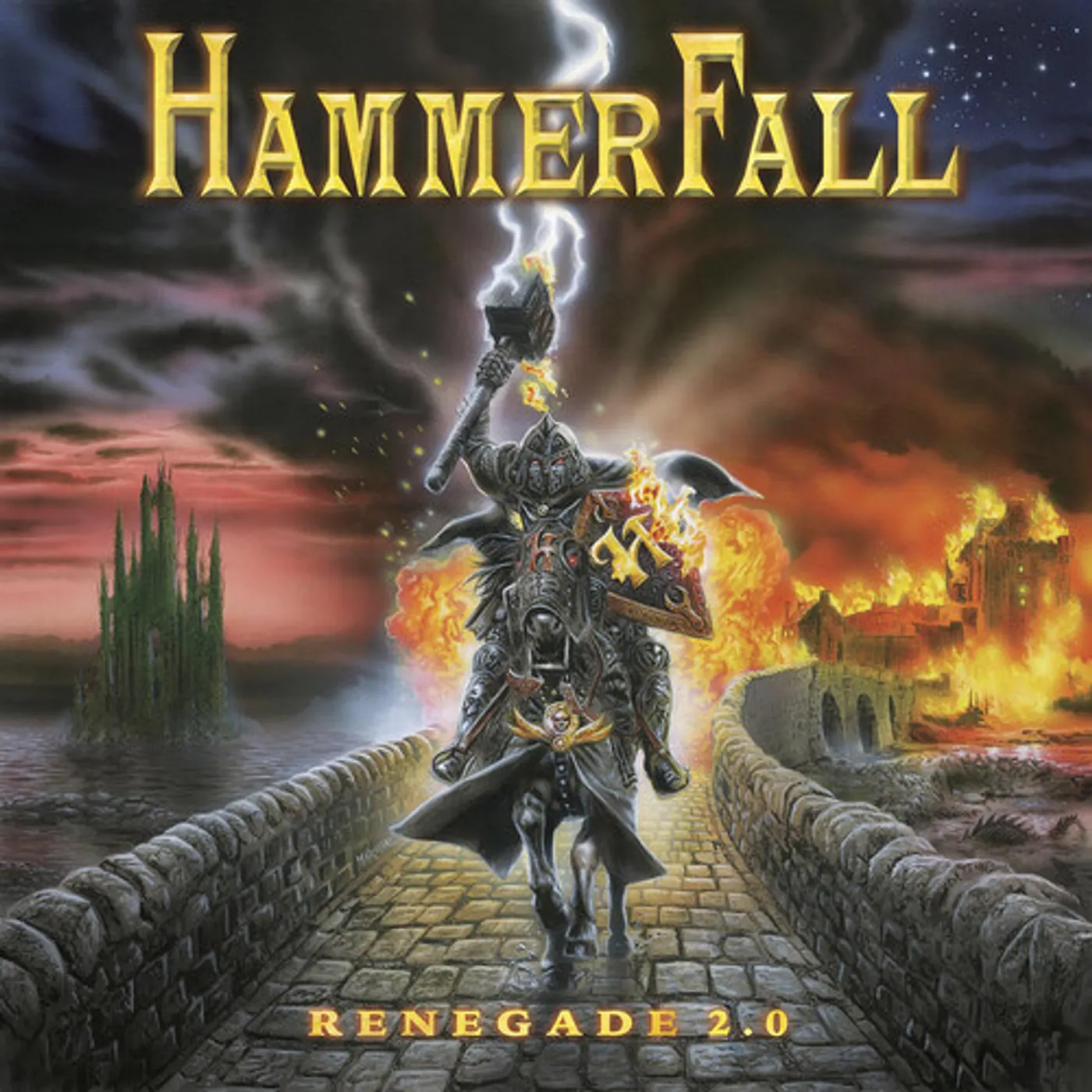 HammerFall Renegade 2.0 Gold Vinyl Boxset Vinyl Record