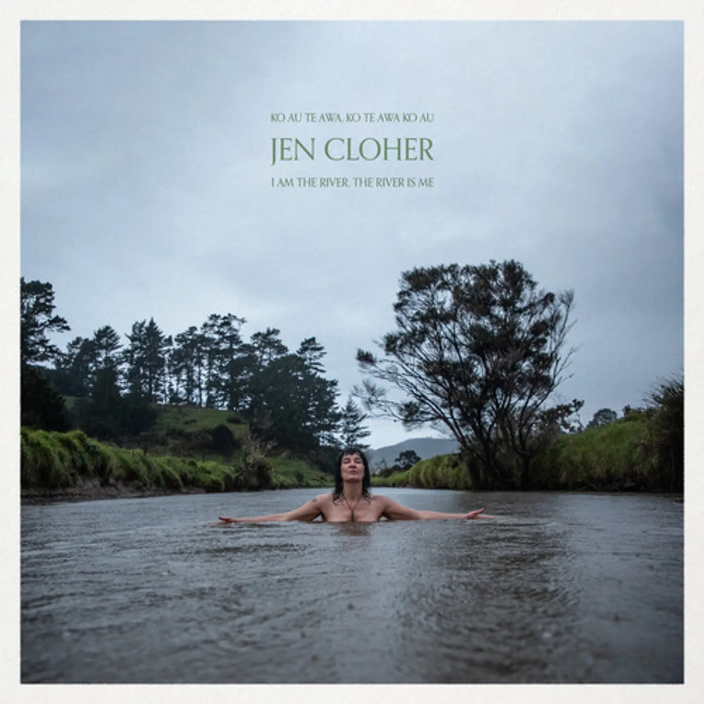 Jen Cloher I AM THE RIVER THE RIVER IS ME - WHITE MARBLE Vinyl Record