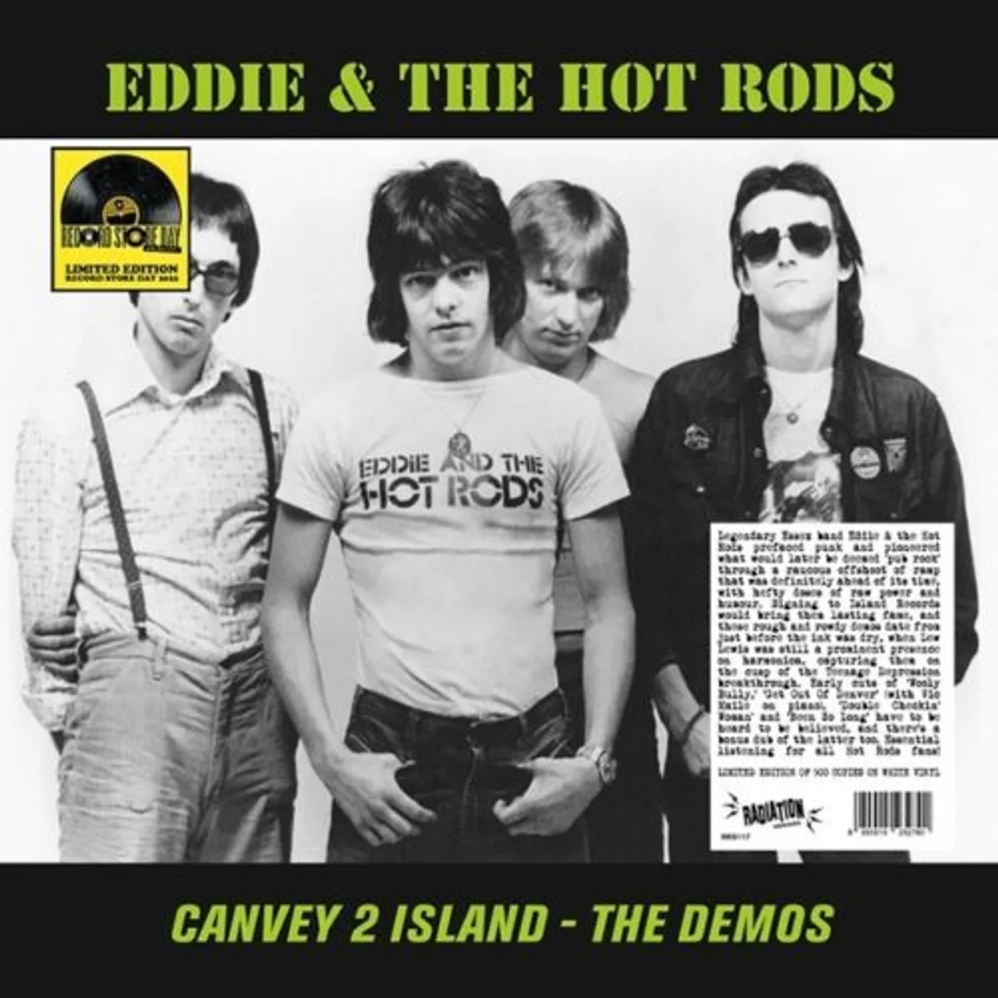 Eddie & The Hot Rods Canvey 2 Island - The Demos Vinyl Record