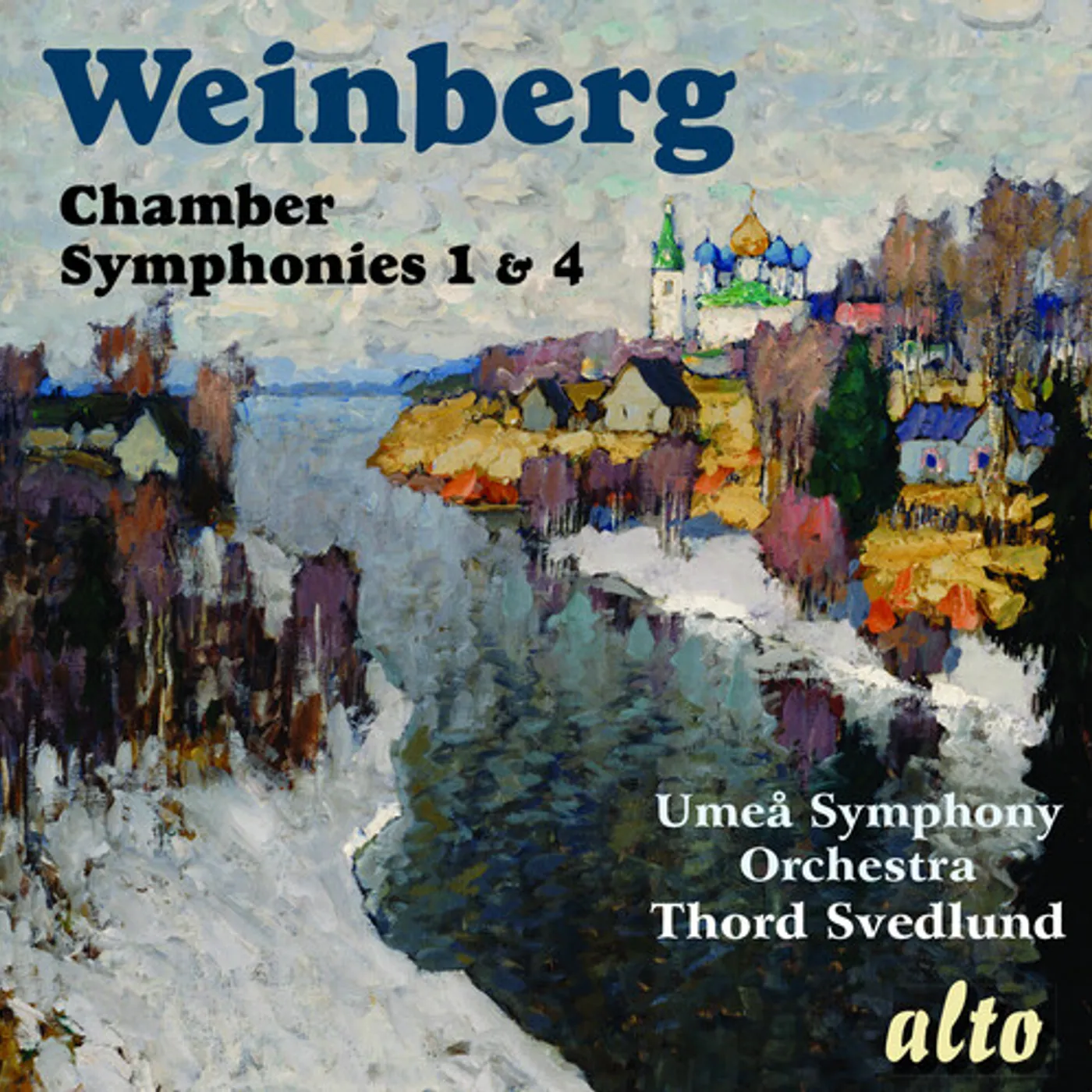 Umea Symphony Orchestra WEINBERG CHAMBER SYMPHONIES 1 & 4 CD
