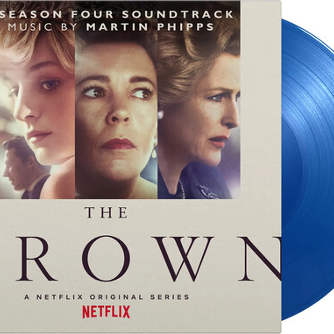 Martin Phipps CROWN Original Soundtrack (NETFLIX SERIES SEASON FOUR) (LIMITED/ROYAL BLUE VINYL/180G/BOOKLET) Vinyl Record