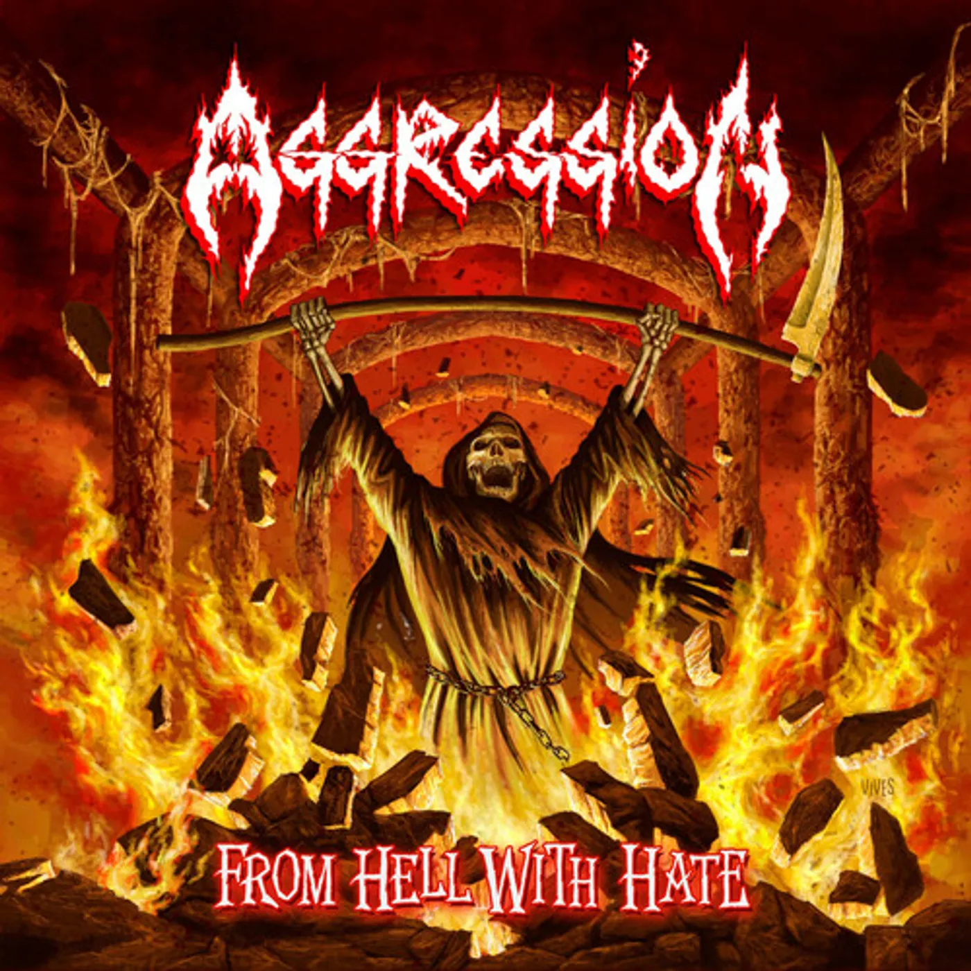 Aggression FROM HELL WITH HATE CD