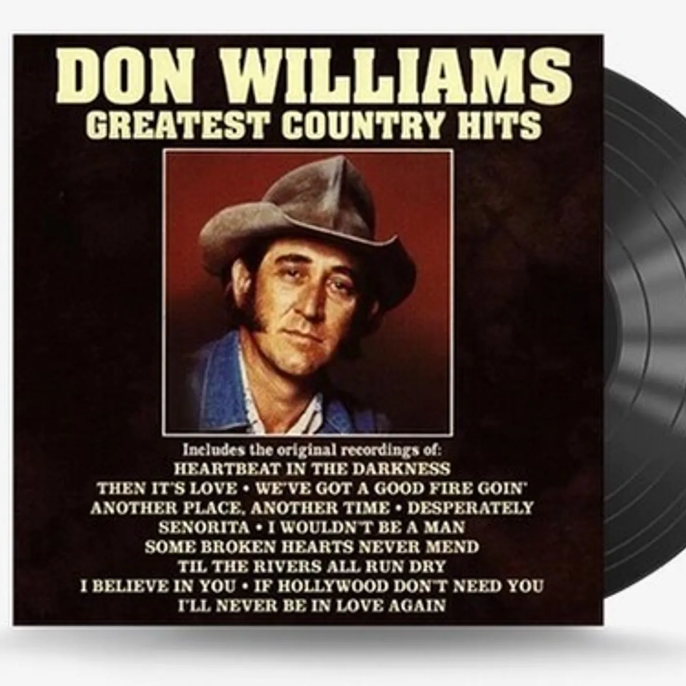 Don Williams Greatest Country Hits Vinyl Record