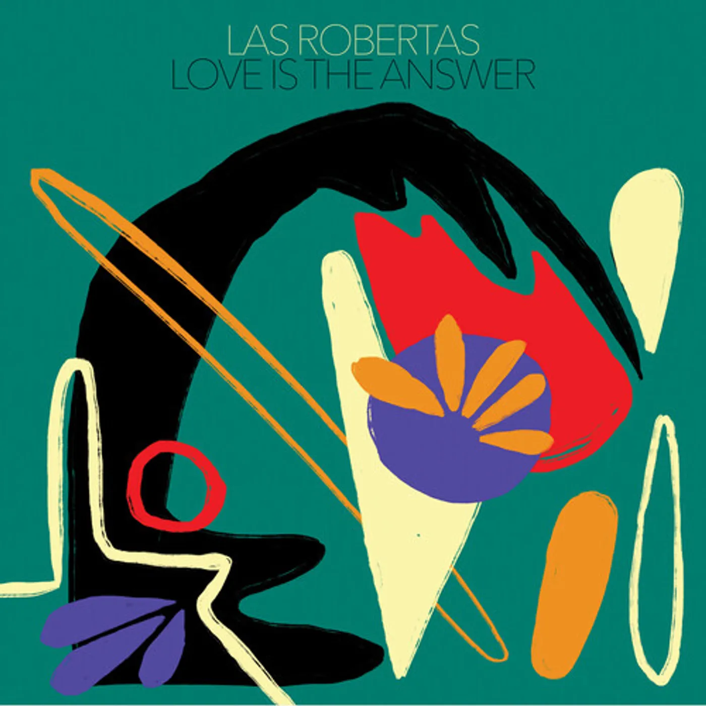Las Robertas LOVE IS THE ANSWER - RED Vinyl Record