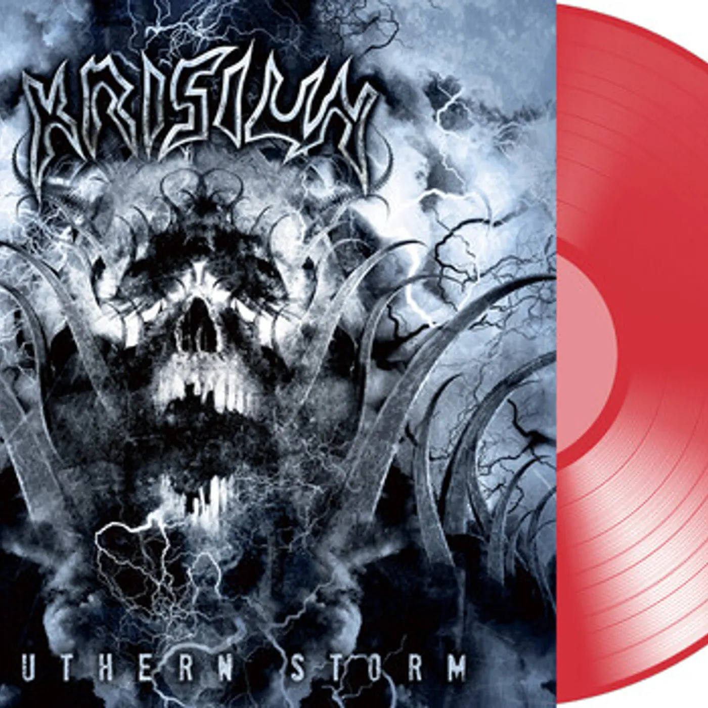 Krisiun SOUTHERN STORM - TRANSPARENT RED Vinyl Record