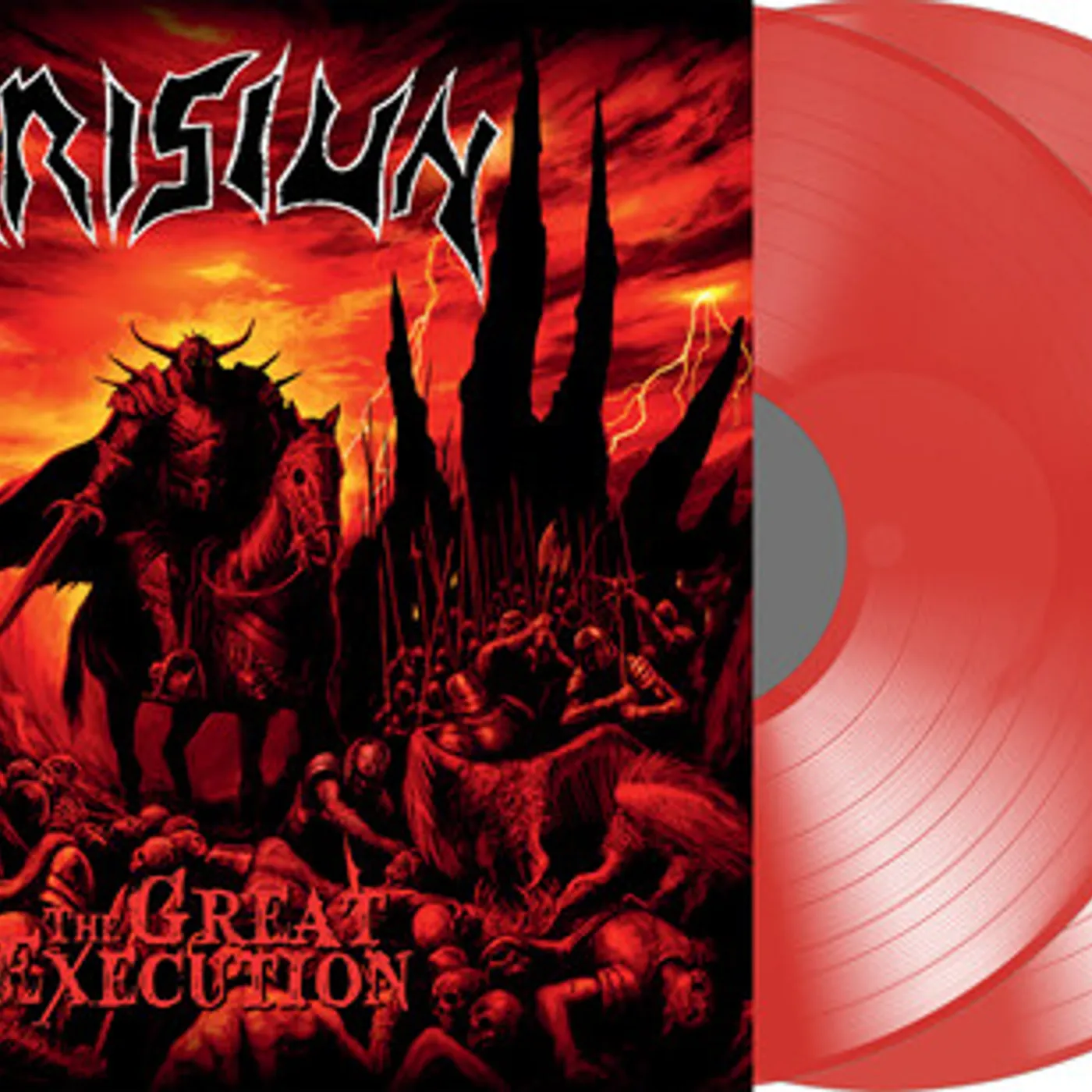 Krisiun GREAT EXECUTION - RED Vinyl Record